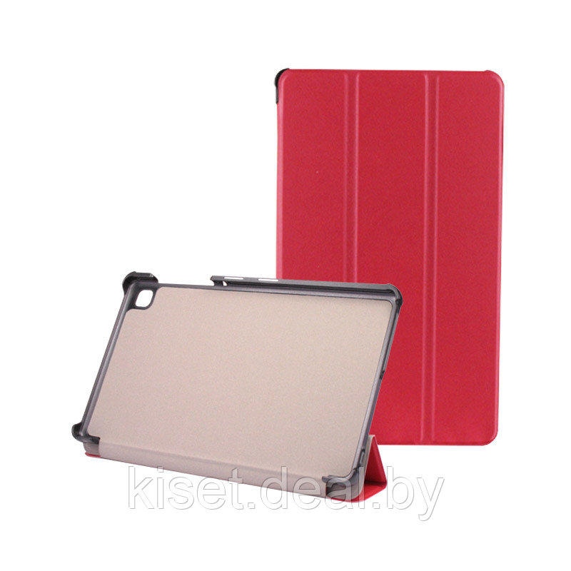 Чехол-книжка KST Smart Case для Samsung Galaxy Tab A7 Lite 8.7" (SM-T220/T225) красный - фото 1 - id-p177092524