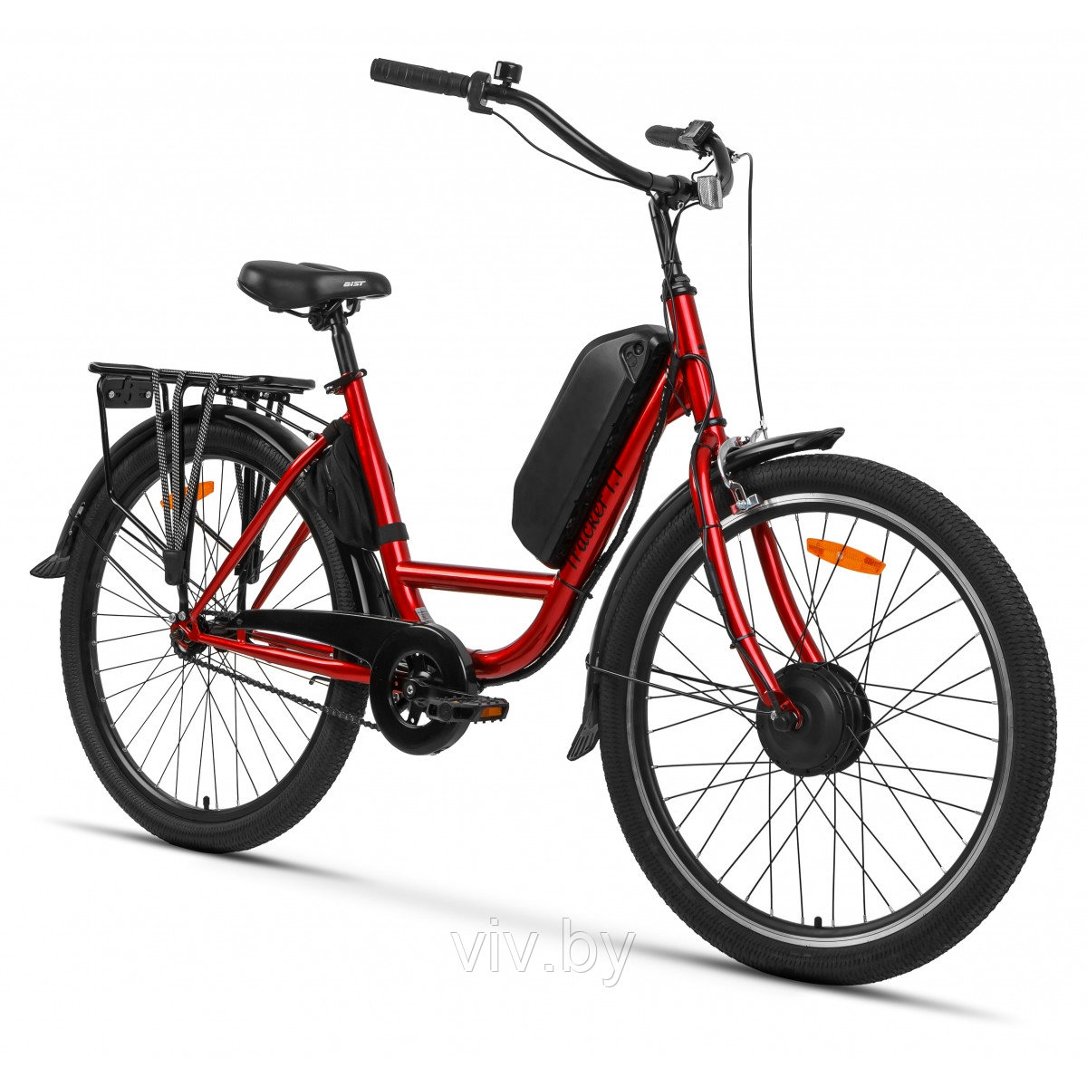 Велосипед AIST  e-Tracker 1.1 26 19 красный 350W 2022 4810310022656
