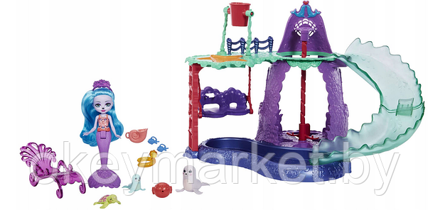 Игровой набор Mattel Enchantimals Большой аквапарк с куклой и питомцами, фото 3