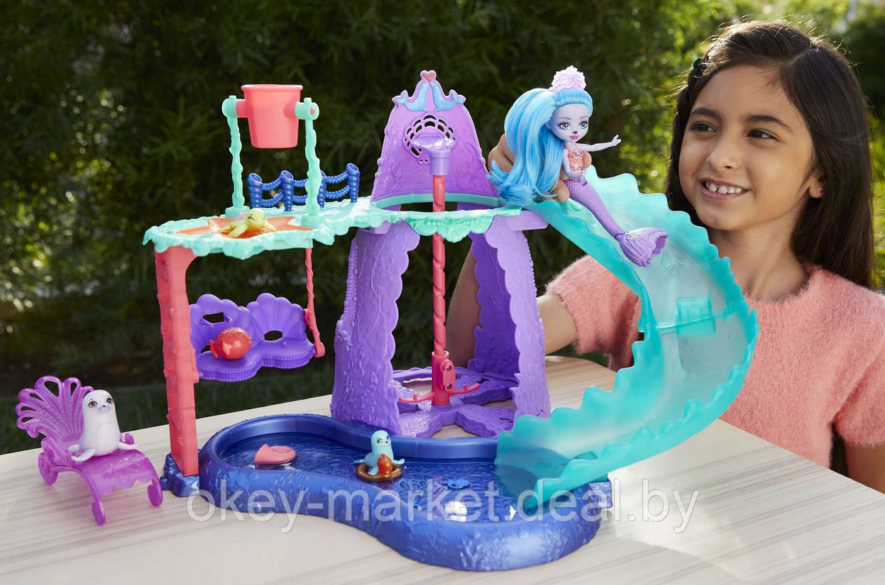 Игровой набор Mattel Enchantimals Большой аквапарк с куклой и питомцами - фото 9 - id-p177108183