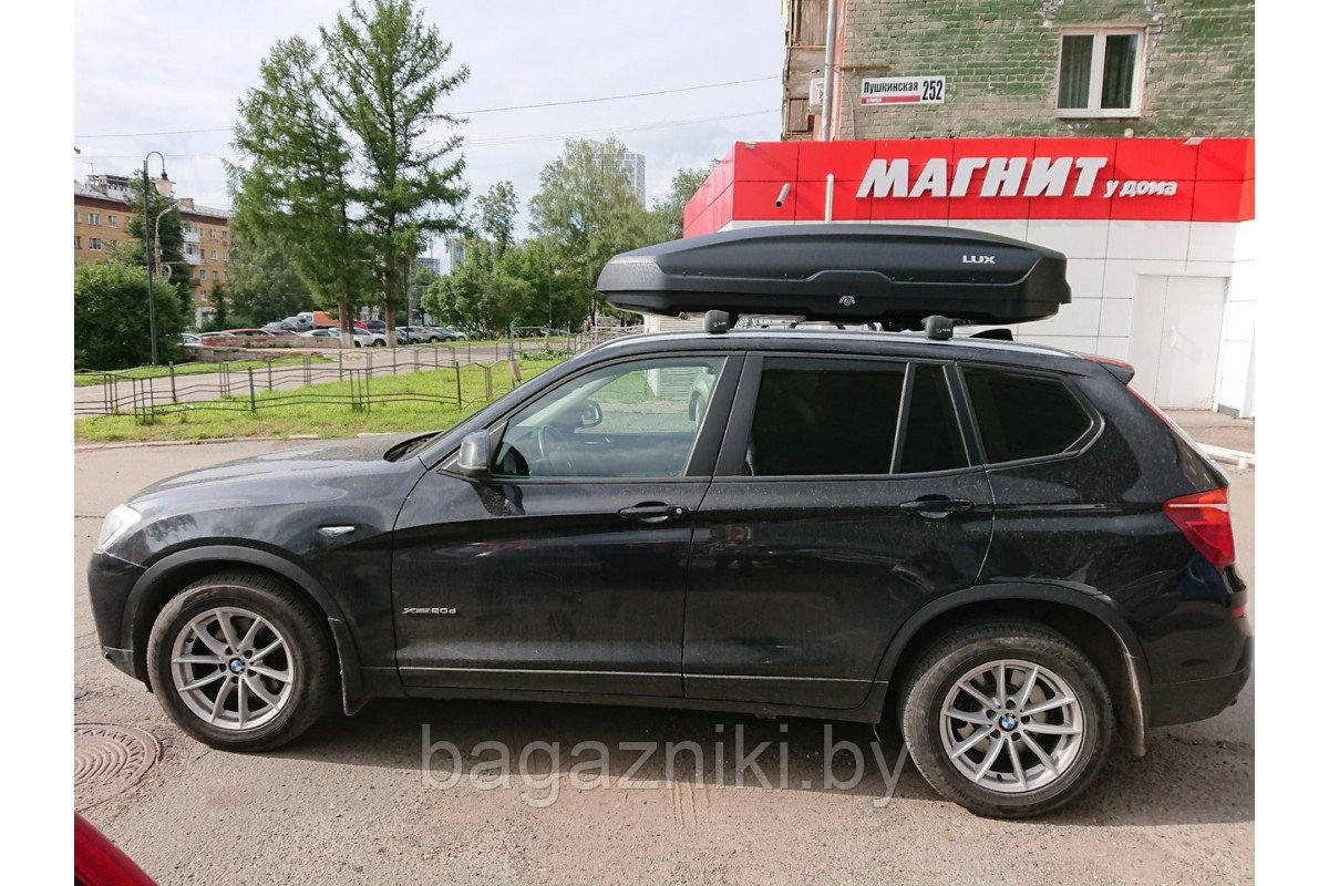 Автобокс LUX TAVR 197 черный матовый (197х89х40см;520л) - фото 5 - id-p177108278