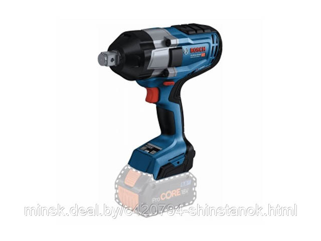 Аккум. ударный гайковерт BOSCH GDS 18V-1050 H в кор. (18.0 В, БЕЗ АККУМУЛЯТОРА, посадочн. квадрат 3/4 ", 1050