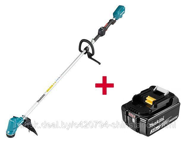 Триммер аккум. MAKITA DUR 190 LZ X3 + АКЦИЯ (1 аккумулятор) (18.0 В, 1 акк., Li-Ion, с головкой, плавный пуск,