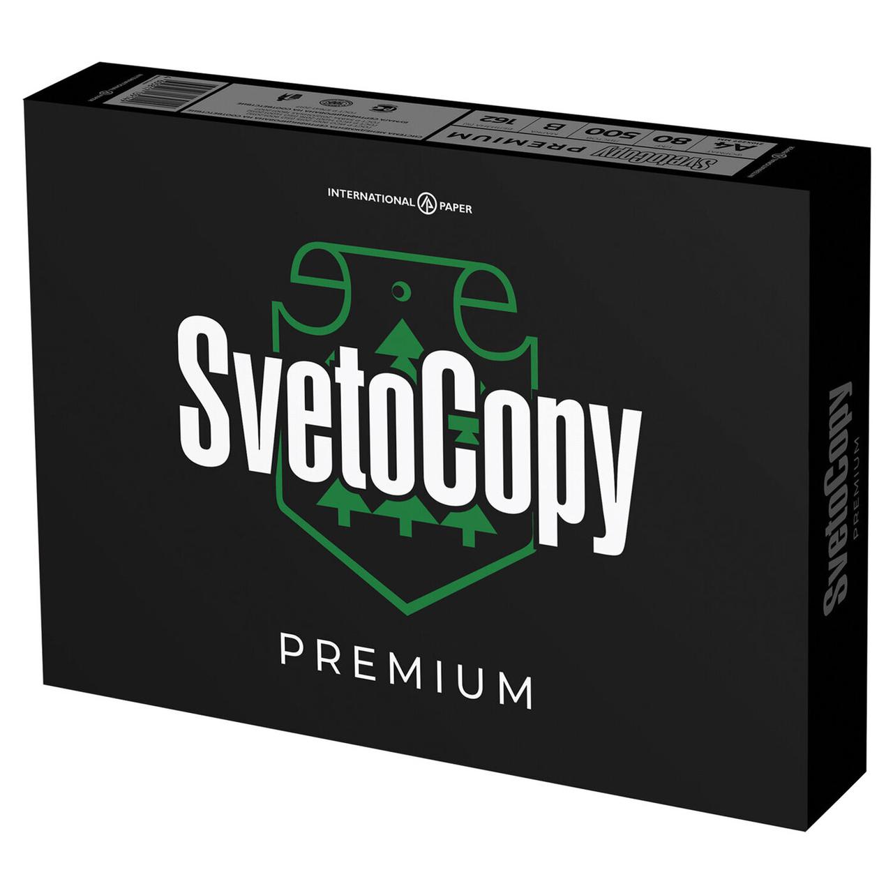 Бумага "SvetoCopy Premium", А4, 80 г./м2, класс B+, 500 листов - фото 2 - id-p177110532