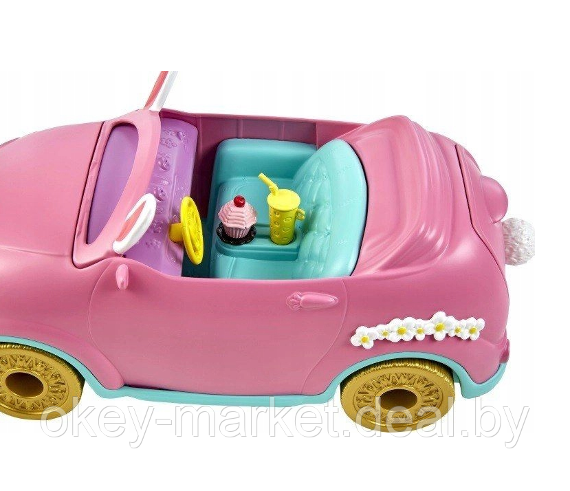 Игровой набор Mattel Enchantimals Машинка Бри Кроли с куклой и питомцем - фото 4 - id-p177110713