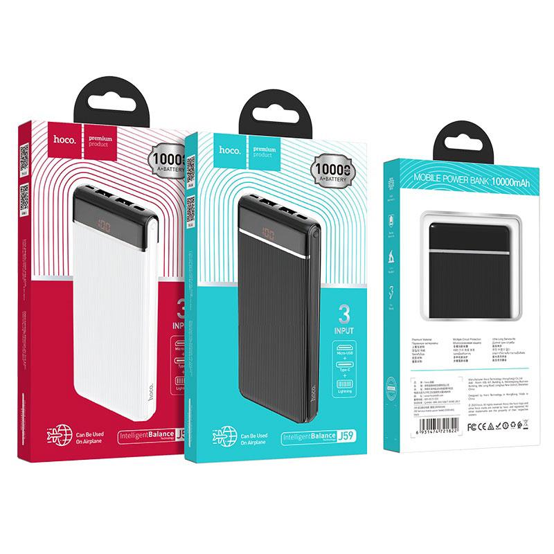 Портативный аккумулятор Hoco “J59 Famous” (10000mAh)