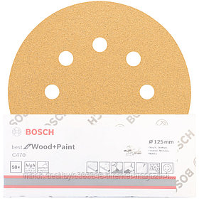 Шлифлист Best for Wood and Paint 125 мм Р120 BOSCH (2608607828)