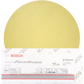 Шлифлист Standard for General Purpose 125 мм Р80 BOSCH (2608621750)