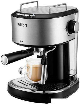 Рожковая помповая кофеварка Kitfort KT-754, фото 2