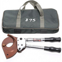 Кабелерез ручной Forsage F-D75J с телескопическими ручками(медь/аллюминий/армированный кабель3х120мм2)в сумке