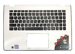 Верхняя часть корпуса (Palmrest) Lenovo Yoga 700-14, Yoga 3 14 с клавиатурой, с подсветкой, белый, RU