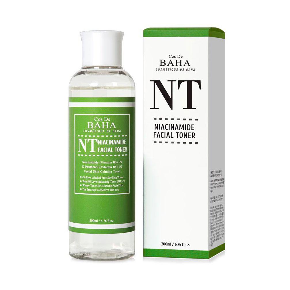 Тонер для проблемной кожи с ниацинамидом Cos De Baha Nt Niacinamide Toner 200 МЛ