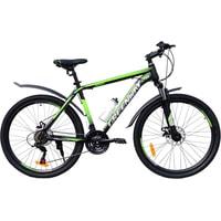 Велосипед Greenway 26M031 р.19 2021 (черный/зеленый)