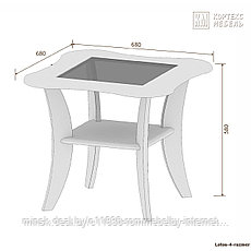 Стол журнальный Лотос-4, фото 3