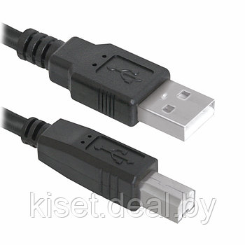 Кабель для принтера Defender USB04-06 USB-B - USB-A 1,8m черный