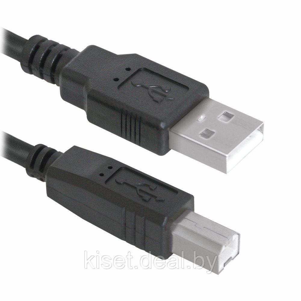 Кабель для принтера Defender USB04-06 USB-B - USB-A 1,8m черный - фото 1 - id-p177121688