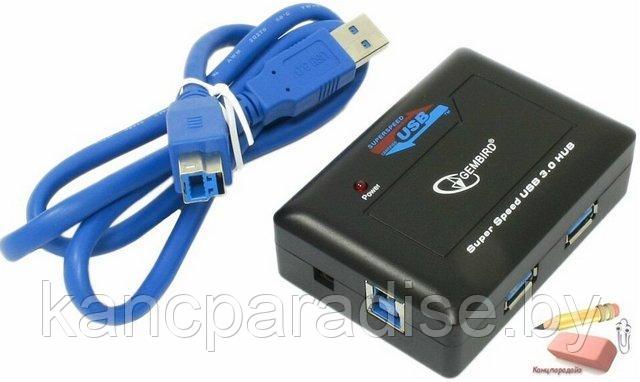 Разветвитель (концентратор) USB 3.0 Gembird UHB-C344, 4 порта, блистер