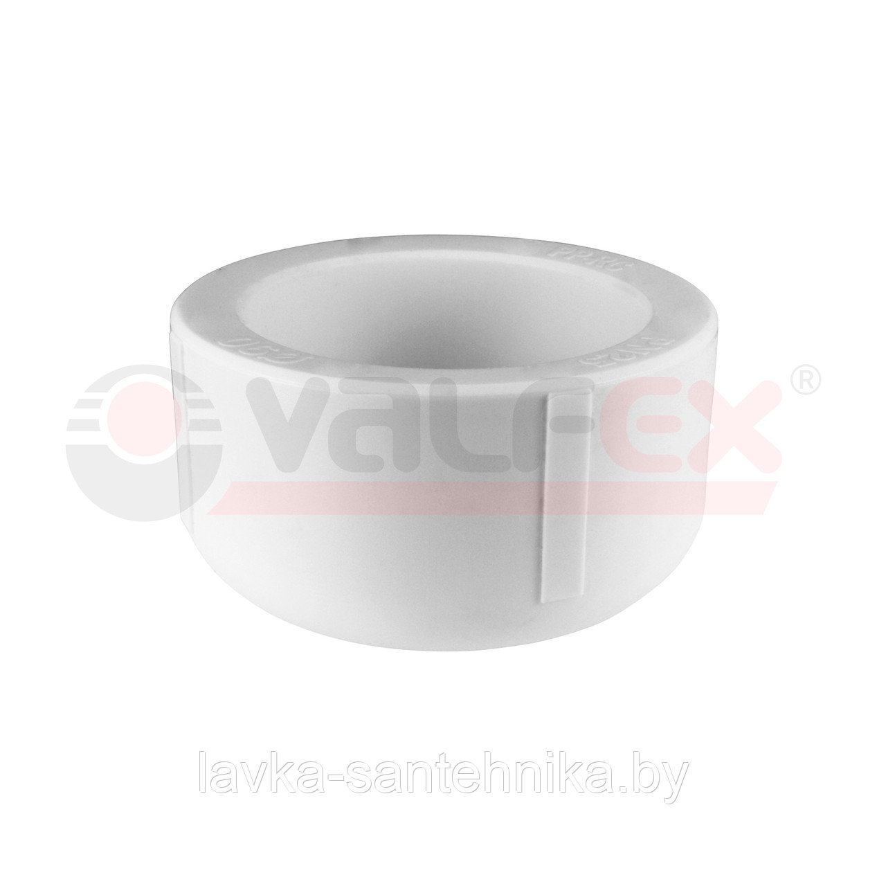 Заглушка 25 мм полипропиленовая Valfex (цвет: серый)