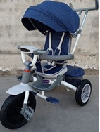 Детский трехколесный велосипед Star Baby с 8 месяцев. Доставка по РБ. синий - фото 1 - id-p177164613