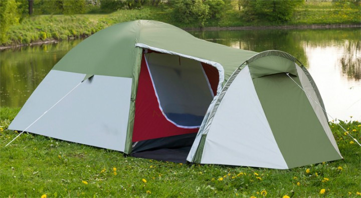 Палатка ACAMPER MONSUN 3-местная, 135+210х185х125/100 см - фото 4 - id-p159160638