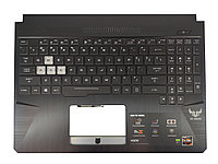 Верхняя часть корпуса (Palmrest) Asus TUF Gaming FX505 с клавиатурой, с RGB подсветкой, черный, ENG