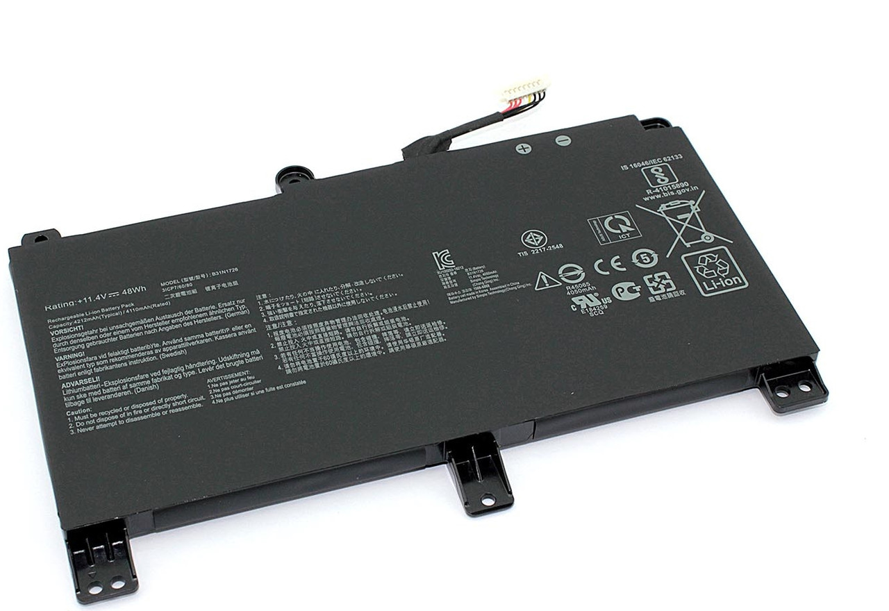 Аккумулятор (батарея) для ноутбука Asus FX80 (B31N1726) 11.1V 48Wh