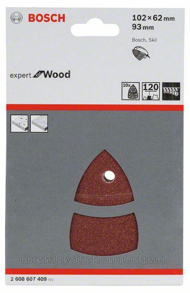 Шлифлист Expert for Wood 93 мм Р120 BOSCH (2608607409) - фото 1 - id-p114591355