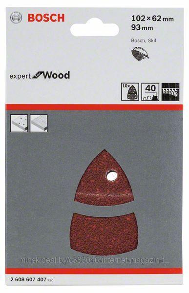 Шлифлист Expert for Wood 93 мм Р40 BOSCH (2608607407) - фото 1 - id-p114591450