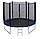 Батут Bebon Sports 10FT (305-312 см) с внешней сеткой и лестницей, фото 2