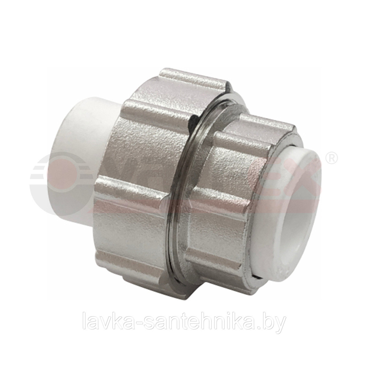 Соединение разборное (американка) 32 мм x 1 1/4" Valfex (цвет: серый)