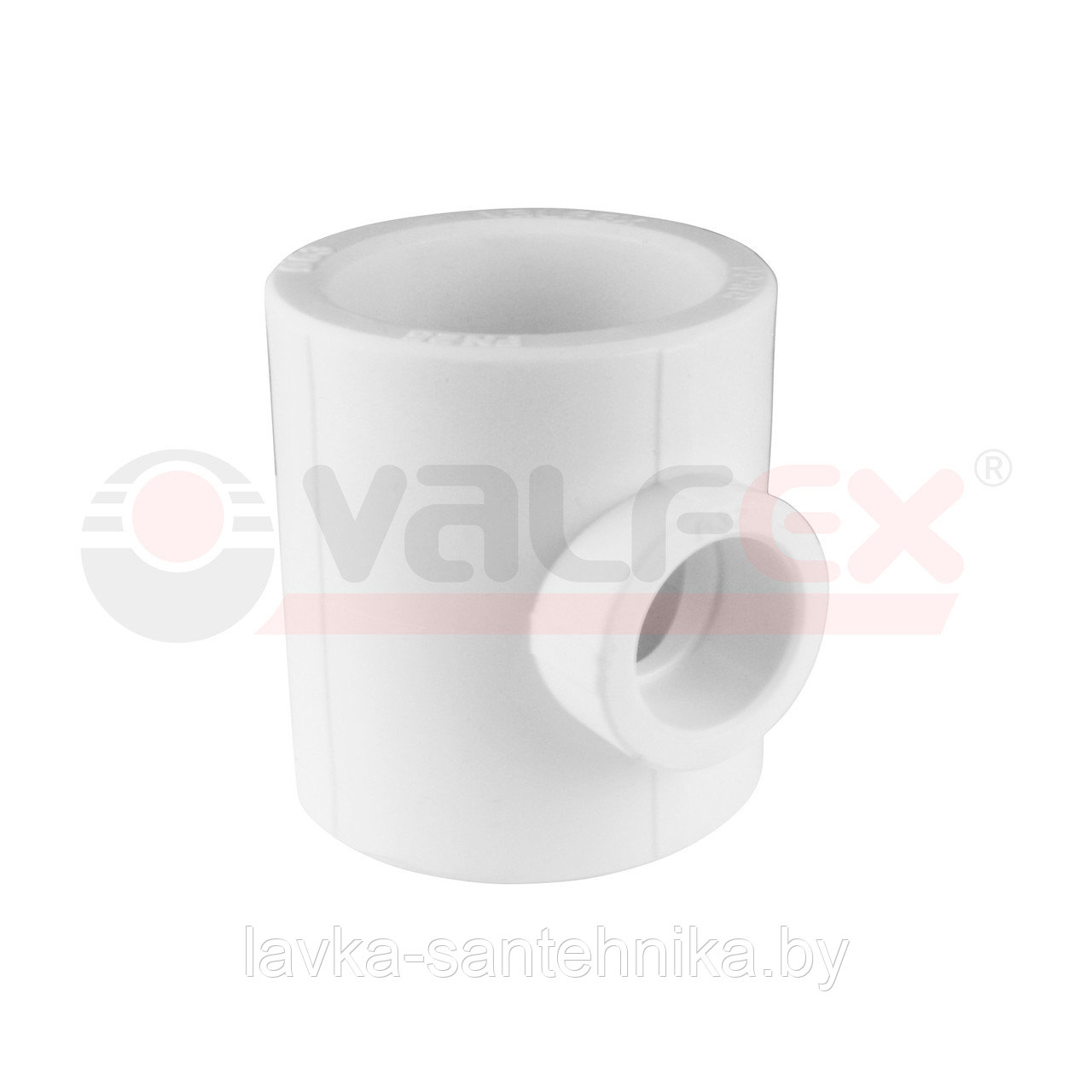 Тройник 32 / 20 /32 мм переходной полипропиленовый Valfex (цвет: серый) - фото 1 - id-p177168015