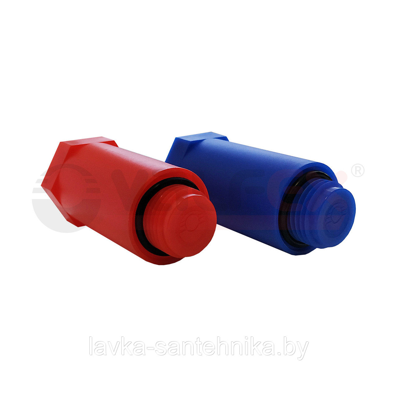 Набор цветных удлиненных заглушек 1/2" Valfex