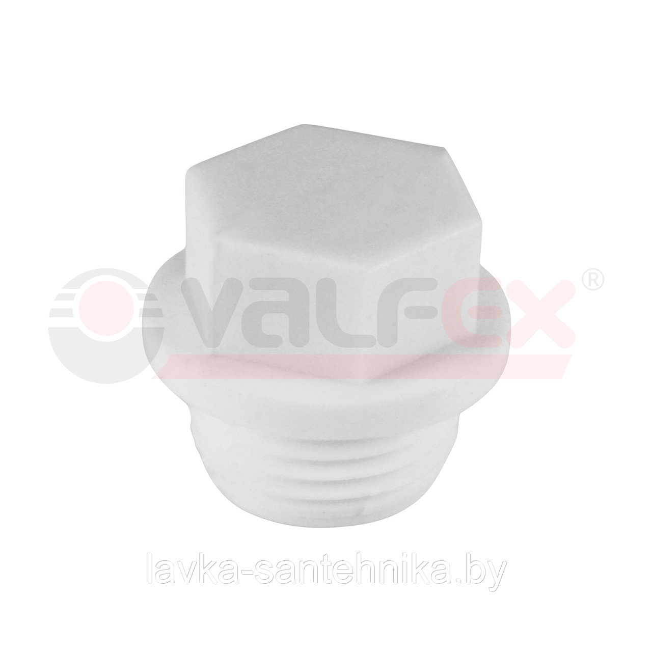 Заглушка 1/2" резьбовая полипропиленовая Valfex (цвет: серый) - фото 1 - id-p177168024