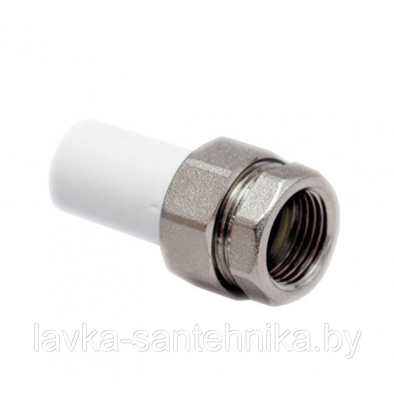 Соединение разборное (американка) 20 мм x 1/2" трубное с внутренней резьбой Valfex (цвет: серый)