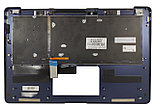 Верхняя часть корпуса (Palmrest) Asus ZenBook UX490 с клавиатурой, с подсветкой, синий, RU, фото 2