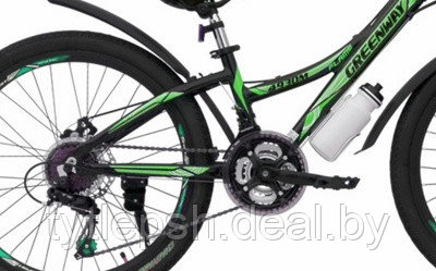 Велосипед Greenway 4930M (2018) 24" D зелено/черный - фото 3 - id-p177171557