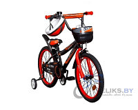 Велосипед детский Delta Sport 16 New (черный/красный) 1 + шлем