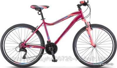 Велосипед Stels Miss 5000 V 26 K010 2022 (фиолетово розовый) - фото 2 - id-p152050680