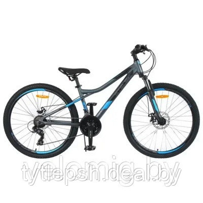 Велосипед Stels Navigator 610 MD 26 V040 р.16 2022 (антрацит/синий) - фото 2 - id-p157827778