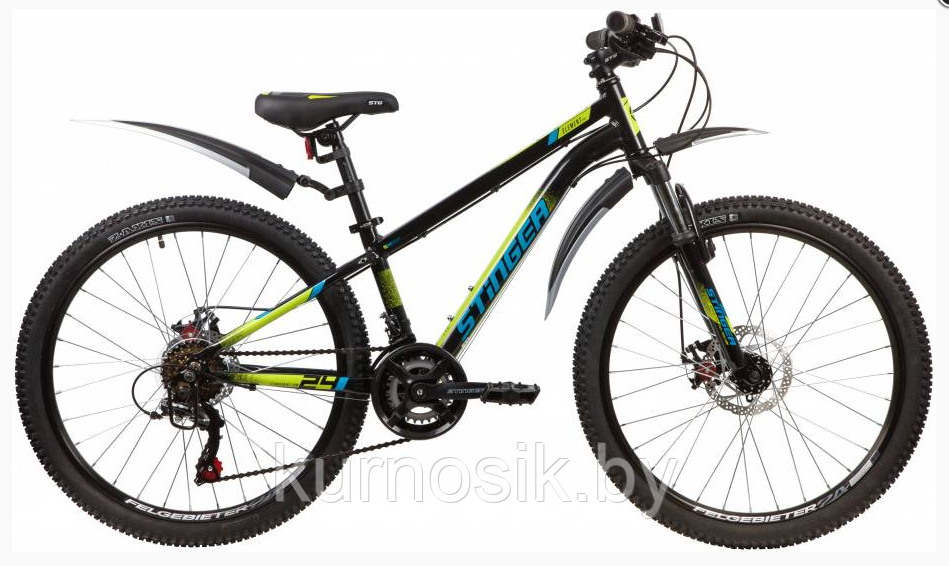 Подростковый велосипед STINGER element EVO 24" черный - фото 1 - id-p177172321