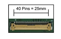 Матрица (экран) для ноутбуков Asus A550, A553 series 15,6, 40 pin Slim, 1366x768 - фото 2 - id-p177172354