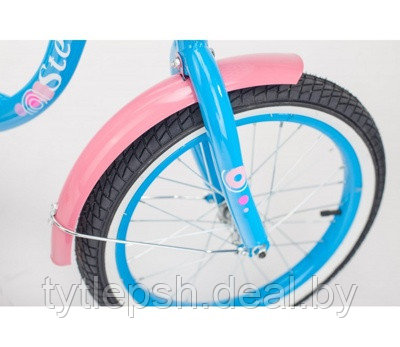 Детский велосипед Stels Jolly 16 V010 (голубой, 2019) синий/розовый - фото 5 - id-p177171786