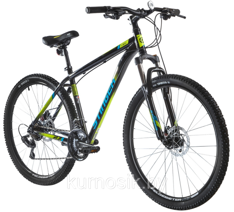 Подростковый велосипед STINGER element EVO 24" черный - фото 2 - id-p177172321