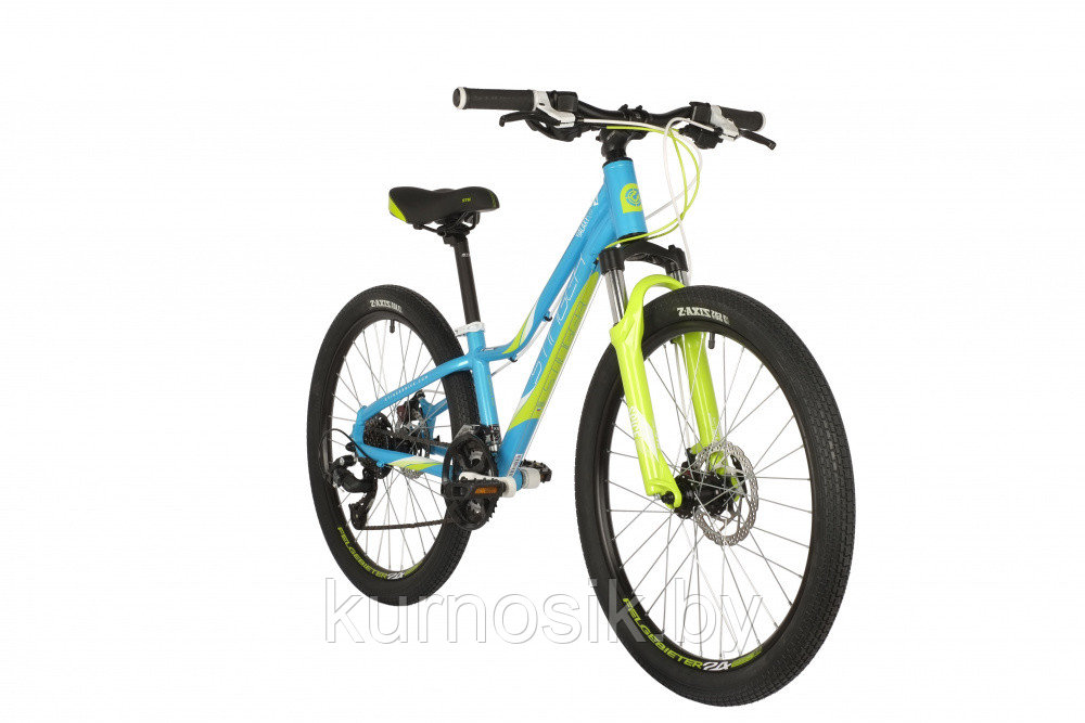 Подростковый велосипед STINGER GALAXY EVO 24" (2021) синий - фото 2 - id-p177175379