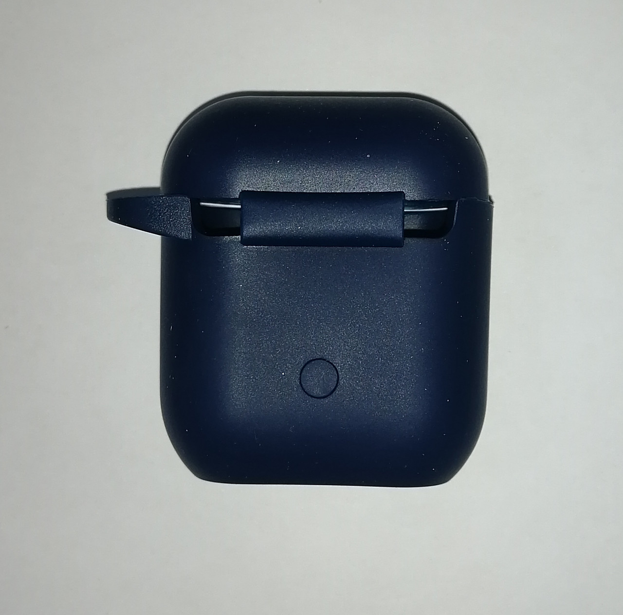 Чехол для Apple Airpods 1 / 2 Silicon case (темно-синий) - фото 1 - id-p177165368