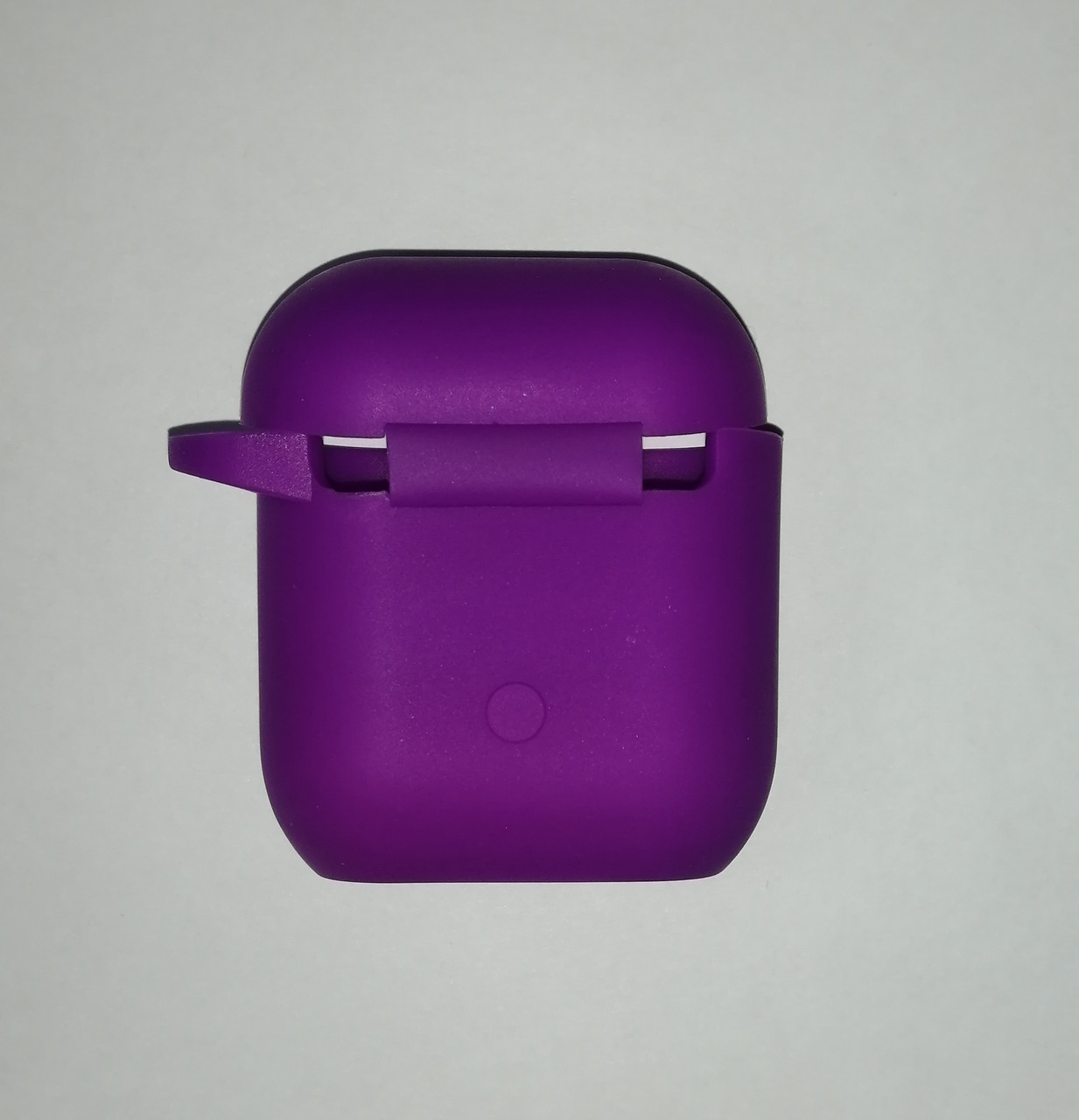 Чехол для Apple Airpods 1 / 2 Silicon case (фиолетовый) - фото 1 - id-p177165371