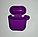 Чехол для Apple Airpods 1 / 2 Silicon case (фиолетовый), фото 3