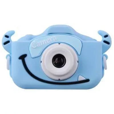 Детский фотоаппарат с селфи камерой Монстрик / Fun Camera / Голубой - фото 1 - id-p171965578