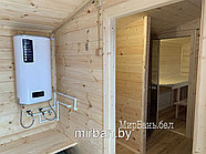Мобильная баня из бруса 7х2,4м, фото 5