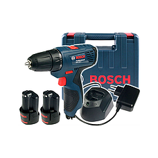 Дрель-шуруповерт BOSCH GSR 120-LI Professional в кейсе (12.0 В, 2 акк., 2.0 А/ч Li-Ion, 2 скор., 30 Нм), фото 2